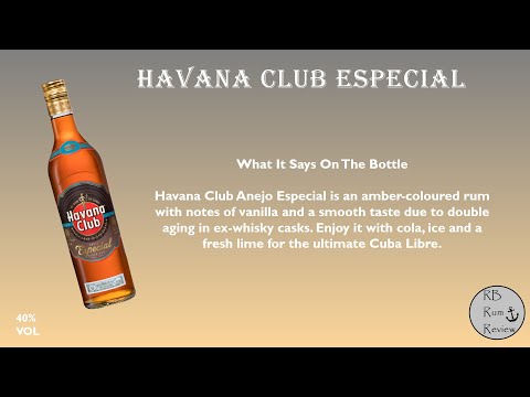 Havana Club Especial Rum Review