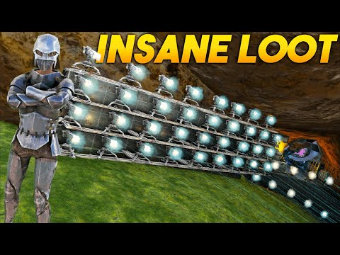 Online SOLO Raiding A Broken Rathole For Insane Loot - ARK
