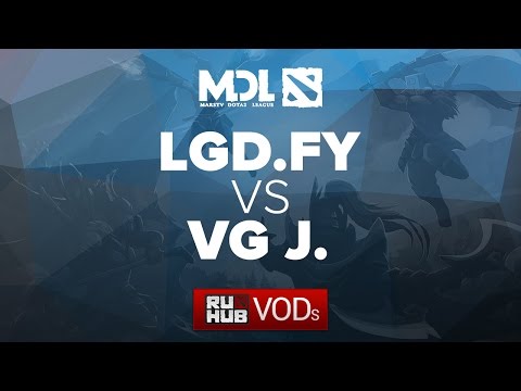 LGD.FY vs VG J, MDL 2016. China Quals, game 2