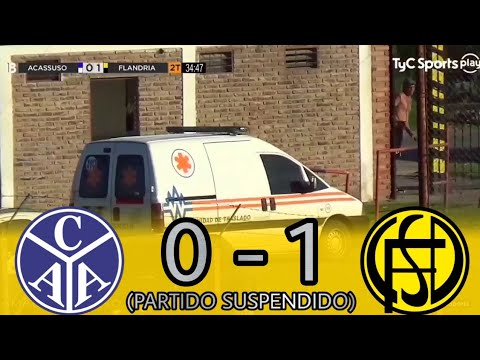 Primera B : ACASSUSO 0 - 1 FLANDRIA | (Partido Suspendido*) | El Gol + La Incidencia