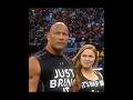The Rock Ronda Rousey Fire Therock Rondarousey Tripleh Wwewrestler Wwesuperstar Edit
