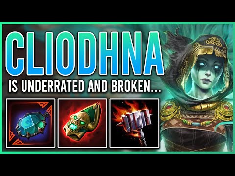 CLIODHNA SOLO IS AN MMR CHEAT CODE! - Grandmasters Ranked Conquest Season 9 #smite #smiteseason9