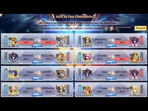 🔴 TOP 32 DO CAMPEONATO DO JAMIEL   #FiqueEmCasa   -  Saint Seiya : Awakening