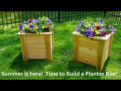 DIY Easy to build Planter Boxes