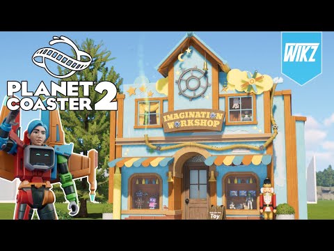 I Built a Toy Workshop Using the NEW Toybox Pack! | Planet Coaster 2 DLC Speedbuild