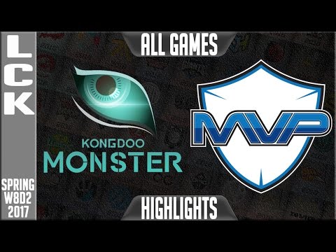 Kongdoo Monster vs MVP Highlights All Games - LCK Week 8 Day 2 Spring 2017 KDM vs MVP All Games