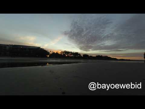 Seminyak beach sunrise timelapse