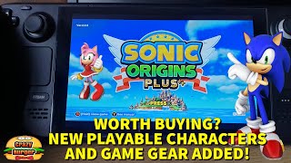 Sonic Origins Plus Steam Deck - Worth Buying? Extra Characters & Game Gear Games Added.. Plus More!