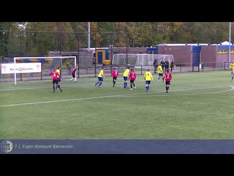 Doelpunten Barneveld 1 - DTS'35 Ede 1