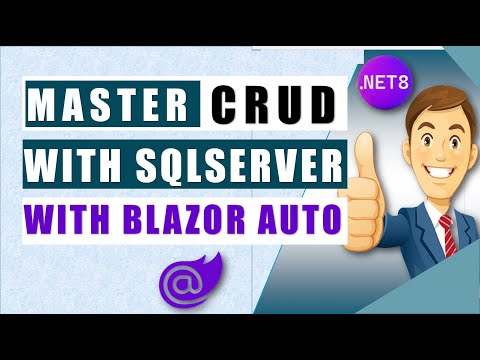 Perform CRUD operations with .NET 8 Blazor Interactive Auto render mode with SqlServer.
