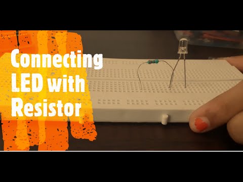 How to connect 9V Battery with LED using  Resistor (based on Ohm's Law)