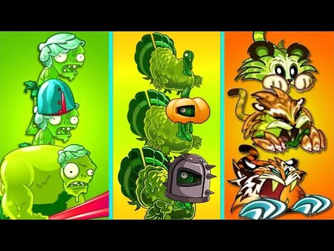 ZOYBEAN POD vs TURKEY PULT vs TIGER GRASS - Who Will Win? - PvZ 2 Plant Vs Plant