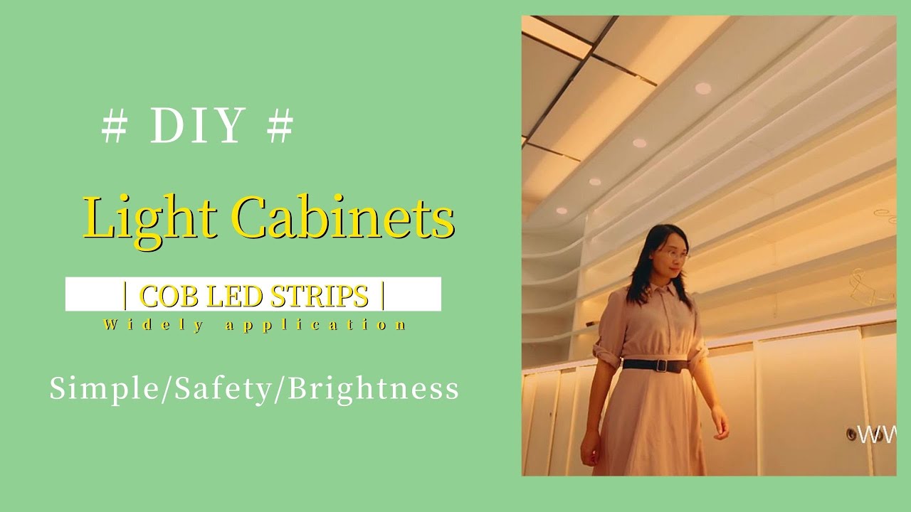 the cabinets are so emotional after installed strips light 1