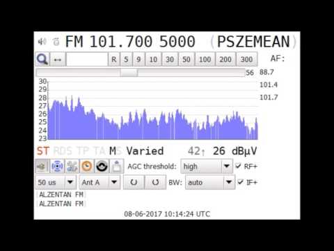 DX FM via E-sporadic Radio Alzentan FM