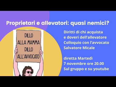 Allevatori e proprietari: quasi nemici?