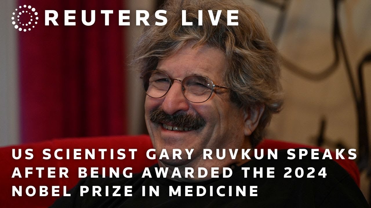 LIVE: US scientist Gary Ruvkun speaks after being awarded the 2024 Nobel Prize in Medicine