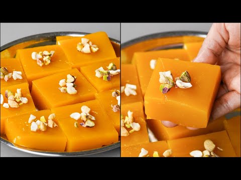 Mango Barfi Recipe | Mango Sweets | Mango Dessert Recipe | N'Oven