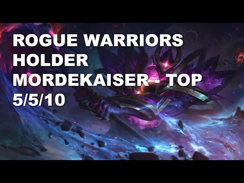 Rogue Warriors Holder Top Mordekaiser vs Aatrox - KR Grandmaster Patch 10.8
