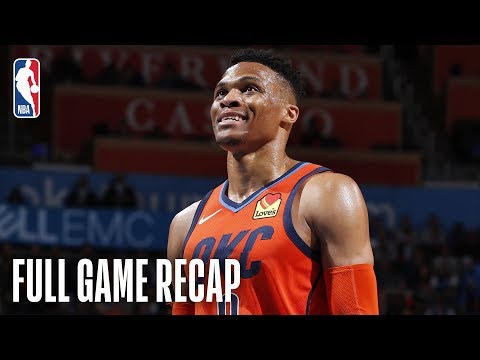 MAVERICKS vs THUNDER | Russell Westbrook Records His 134th Triple-Double  | March 31, 2019