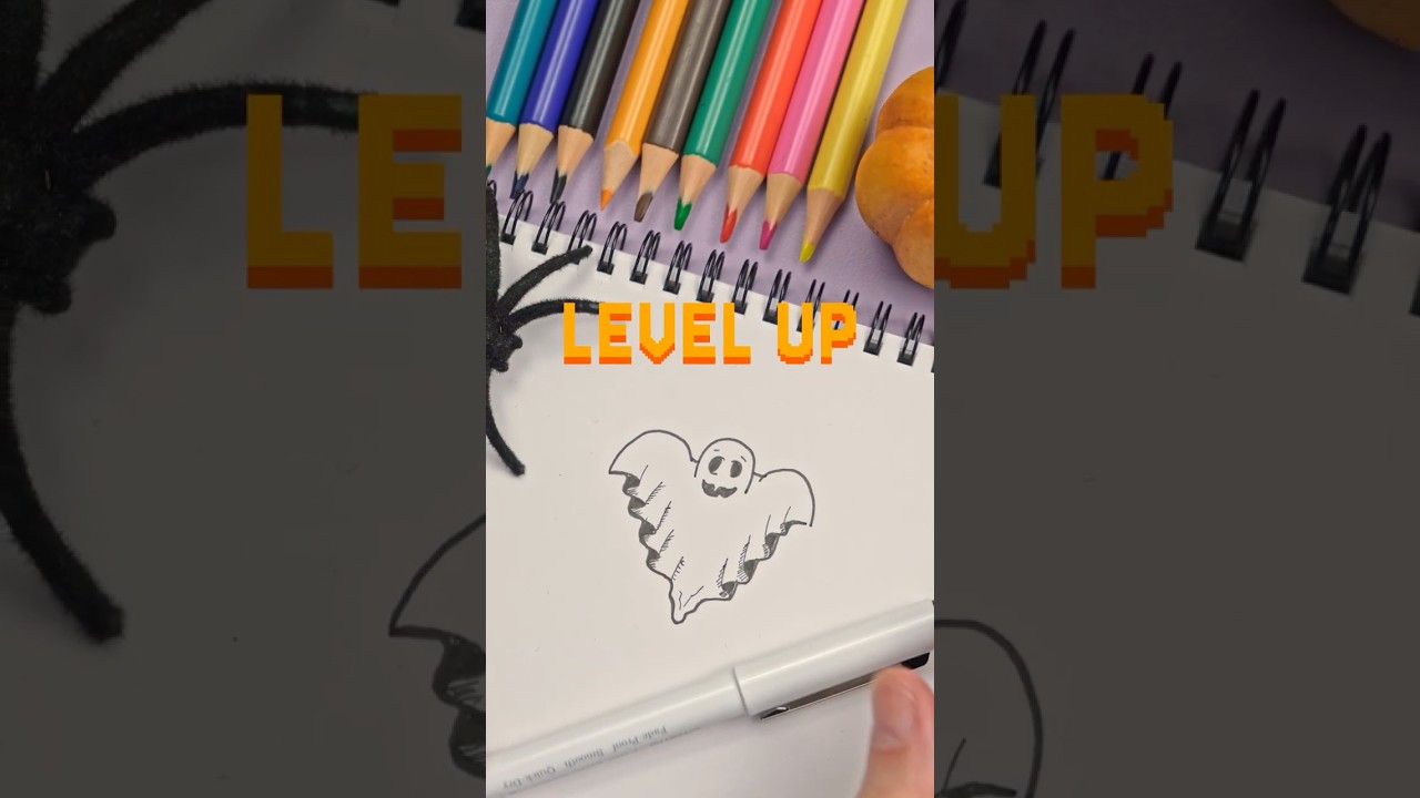 Level Up Your GHOST DRAWINGS #art #drawingtutorial #howtodraw #drawing #tutorial #pencildrawing