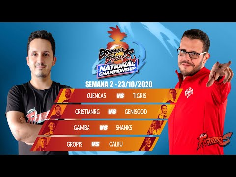 Liga nacional DBFZ Semana 2 - Stream en español