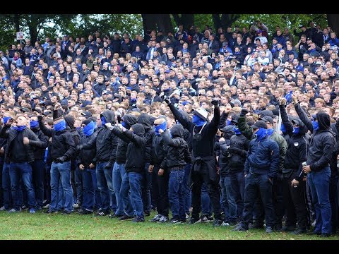 Fußballderby: HSV - Fanmarsch