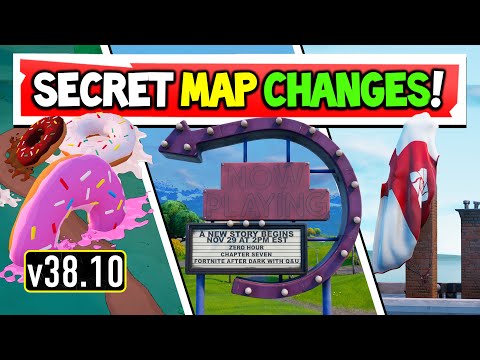 Every Fortnite NEW Map Changes & Easter Eggs in The Simpsons Update v38.10!