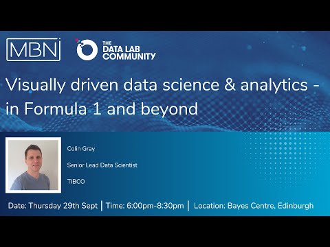 Visually driven data science and analytics - in Formula 1 and beyond