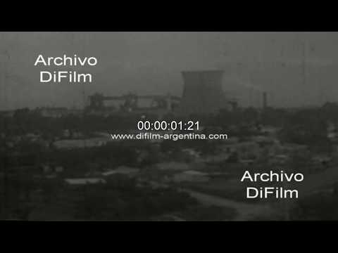 Altos Hornos Zapla visita el presidente Arturo Illia 1965