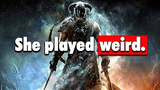Skyrim was weird for my Non-Gamer Wife