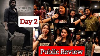 Day 2 : KGF Chapter 2 Movie Public Talk,KGF Chapter 2 Movie Public Review,Yash,Prashanth Neel,Sanjay