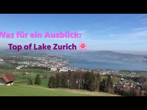 Célines Ausblick auf den Zürichsee