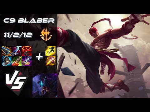 Cloud9 Blaber JUNGLE Lee Sin vs Rek'Sai - NA Challenger Patch 14.9