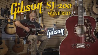 Video thumbnail for Gibson SJ-200 Standard Wine Red by MooreMusicGuitars