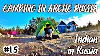 preview picture of video 'ONE INDIAN CAMPING IN ARCTIC CIRCLE, RUSSIA'