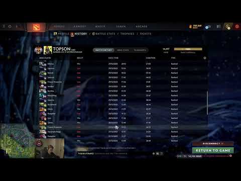 Topson playing ranked