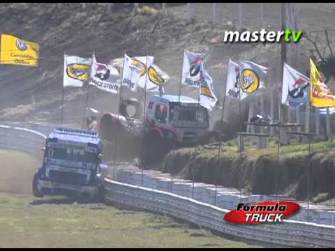 Acidente Jansen Bueno - 6º Etapa Fórmula Truck - Cascavel PR 04.08.2013
