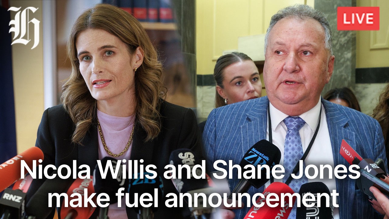 NZ Herald Live: Nicola Willis and Shane Jones make fuel announcement