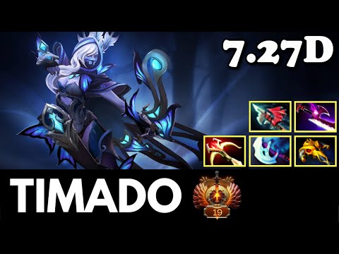 TIMADO DROW RANGER SAFE LANE  DOTA 2 PRO PLAY 7.27D
