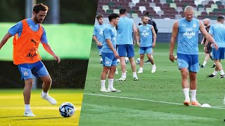 😍Erling Haaland Julián Álvarez & City's Players Training Session ahead of Yokohama F. Marinos Game🔵