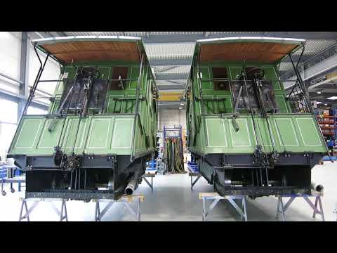Standseilbahn 1700.01 Fribourg - Revision 2020 beide Wagen - funiculaire
