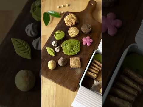  日本茶と味噌のクッキー缶