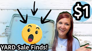 🤯 I Can’t Believe These Were Only $1! | Thrift & Yard Sale Haul