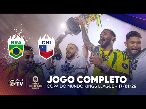 JOGO COMPLETO: BRASIL X CHILE | FINAL DA COPA DO MUNDO KINGS LEAGUE 2026