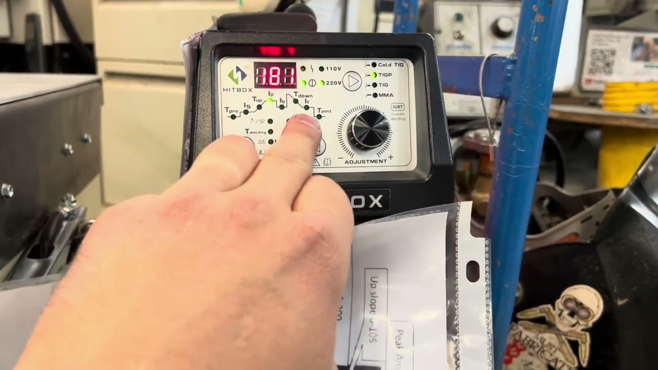Hitbox tig welder set up HBT2000P