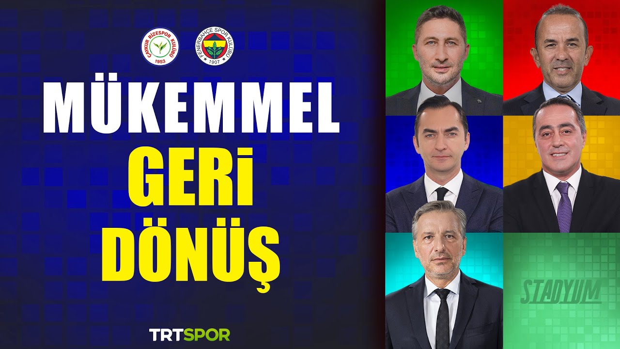 🔴 #CANLI l Çaykur Rizespor - Fenerbahçe l Stadyum