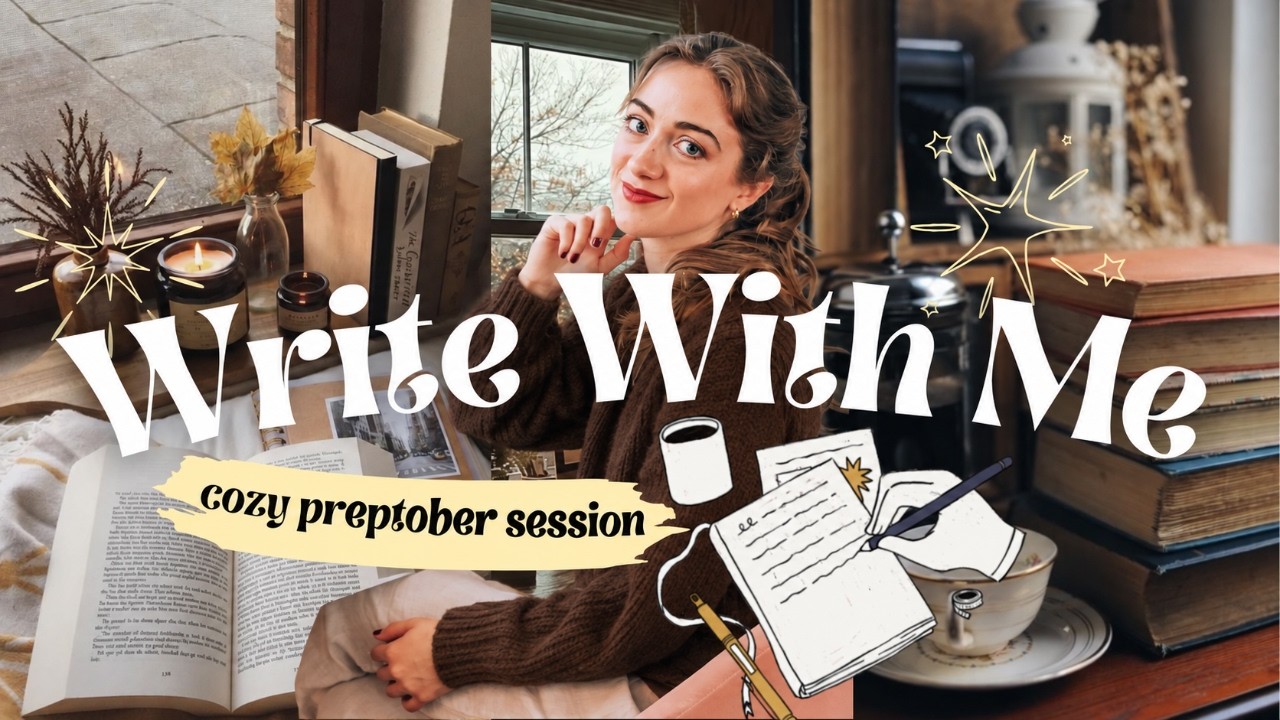 Write With Me Livestream ✨✍🏼 Cozy Preptober Session