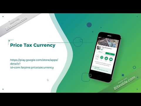 Price Tax Currency