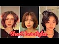 short hair hairstyles you should try| short hair | baddie hairstyle ✨💗 | Tiktok Compilation 2022