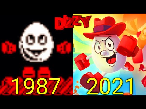 Evolution Of Dizzy Games 1987-2021
